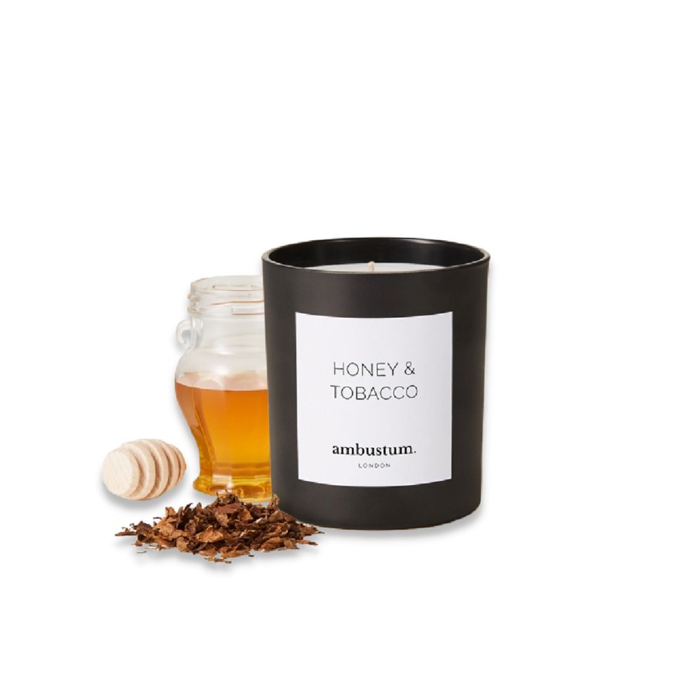 Honey & Tobacco Scented Candle - 165g